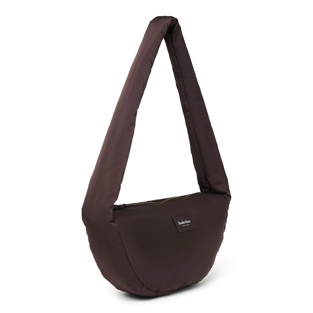 Studio Noos Mini Crossbody Bag 'Puffy' Brown - Image 5