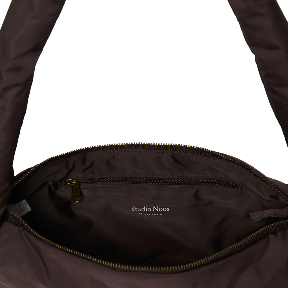 Studio Noos Mini Crossbody Bag 'Puffy' Brown - Image 8