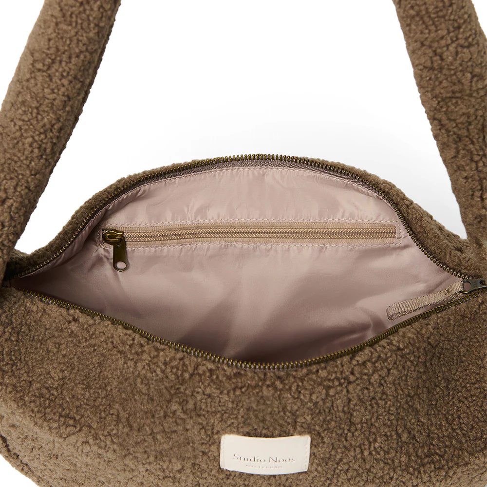 Studio Noos Mini Crossbody Bag 'Teddy' Brown - Image 3