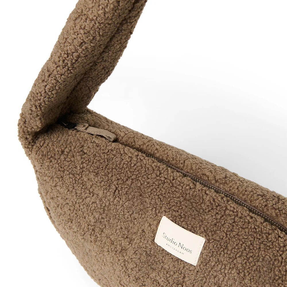 Studio Noos Mini Crossbody Bag 'Teddy' Brown - Image 4