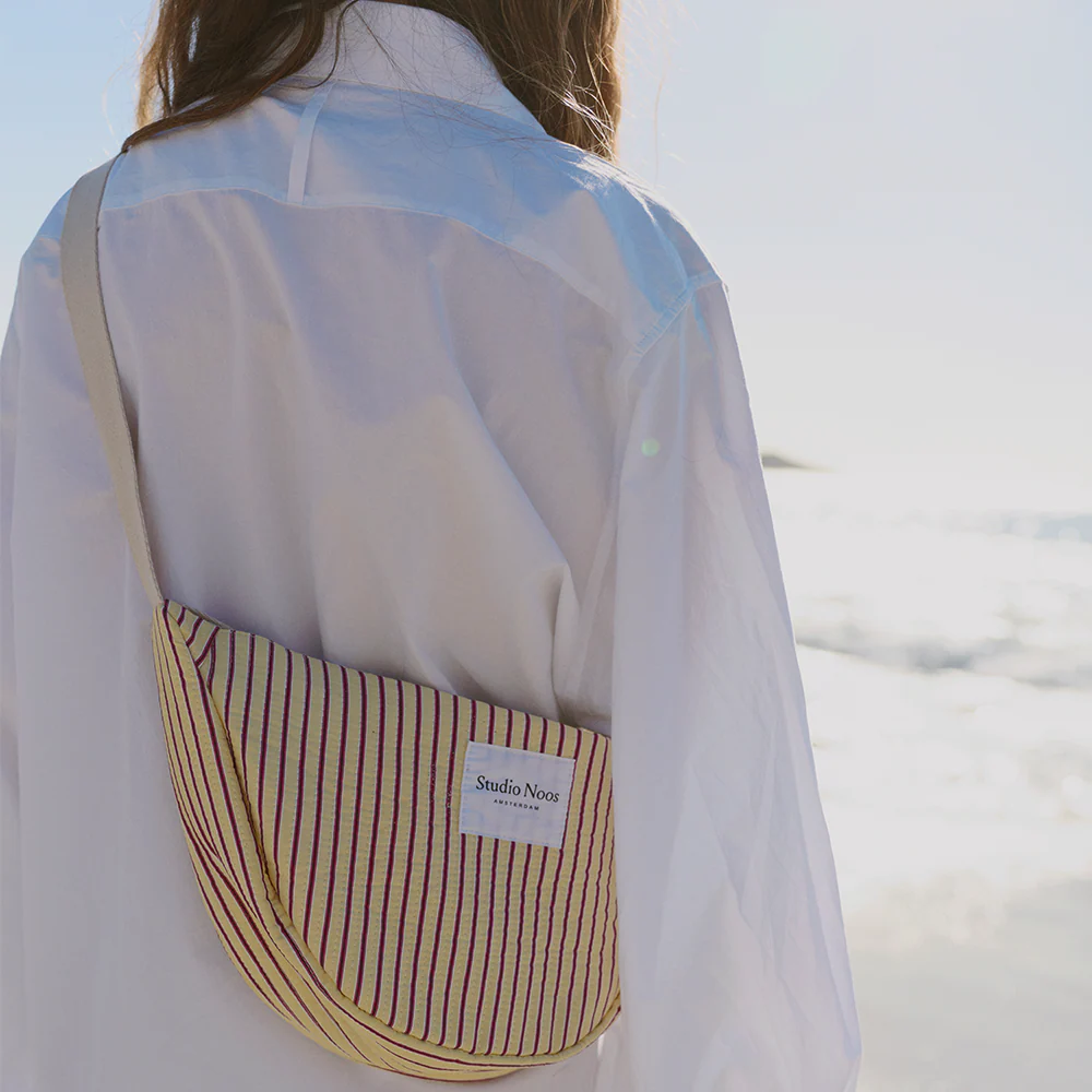 Studio Noos Gürteltasche für Erwachsene 'Poplin' Butter Yellow Striped - Image 8