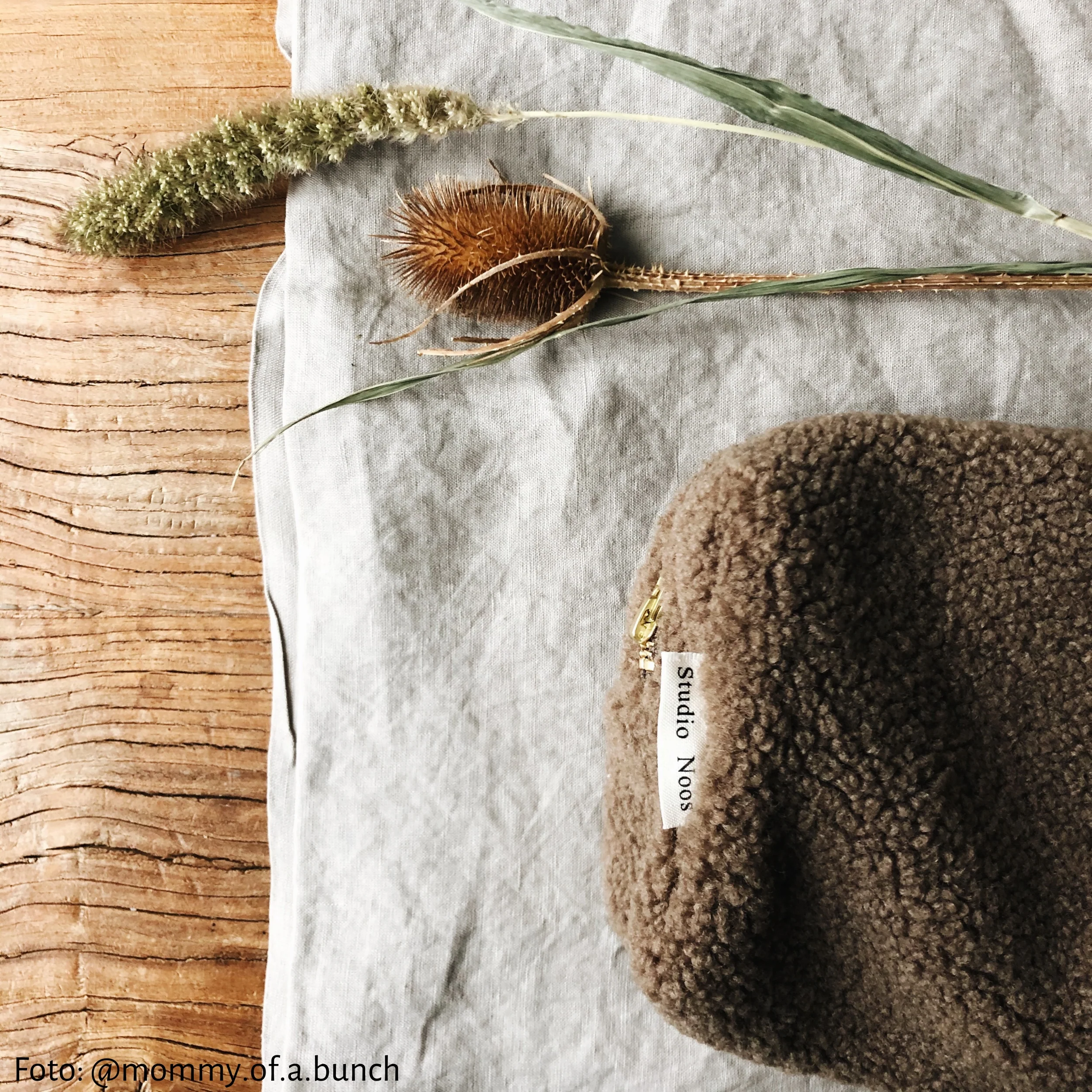 Studio Noos  Necessaire Teddy 'Pouch'  Brown - Image 5