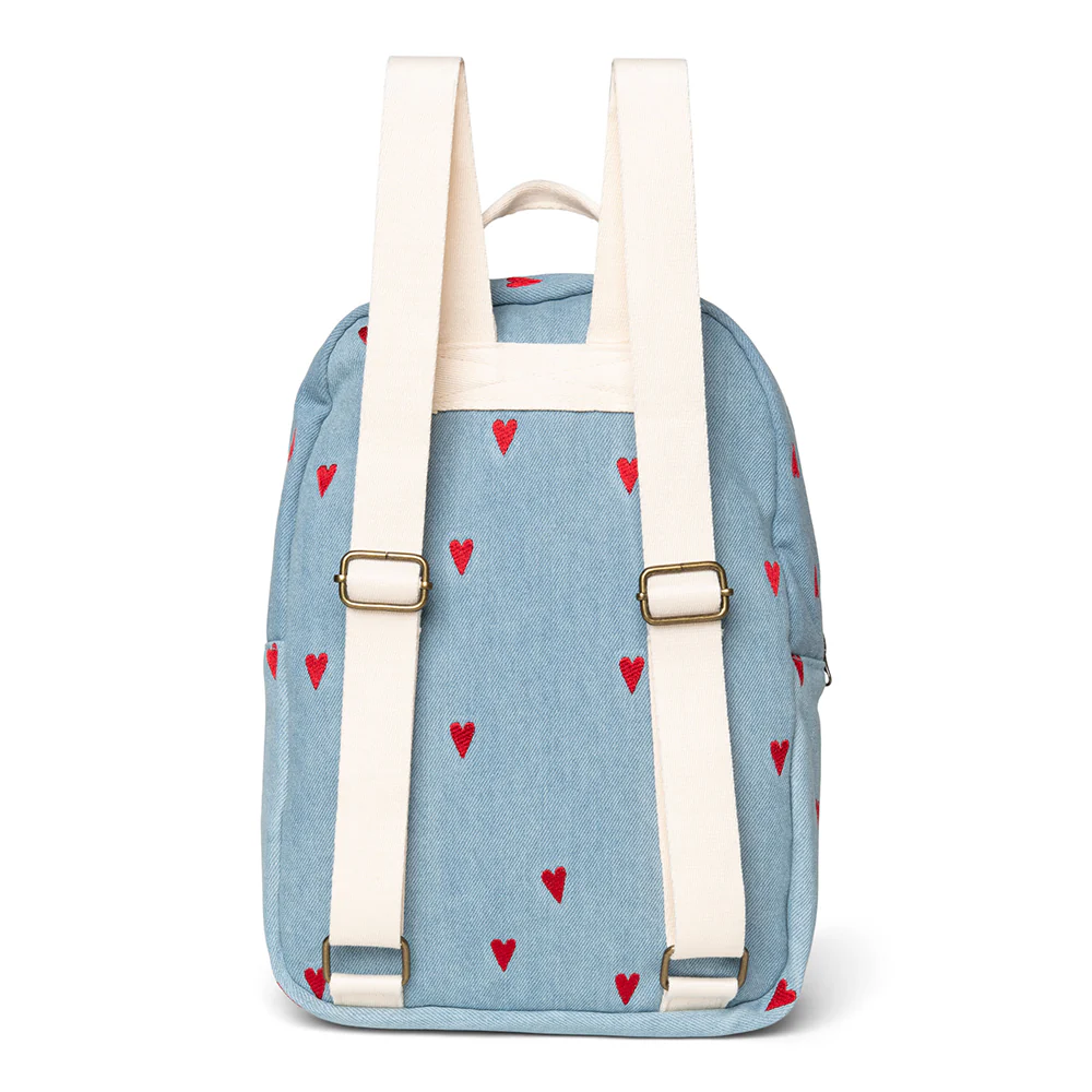 Studio Noos Rucksack Midi 'Denim' Hearts - Image 3