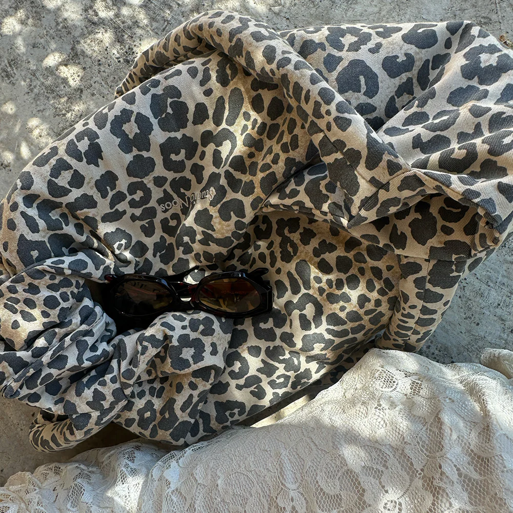 Studio Noos  Tragetasche  'Mom Bag' Soft Cotton Leopard - Image 8