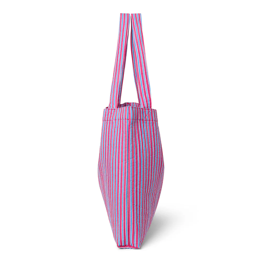 Studio Noos  Tragetasche 'Poplin Mom Bag' Raspberry Striped - Image 5