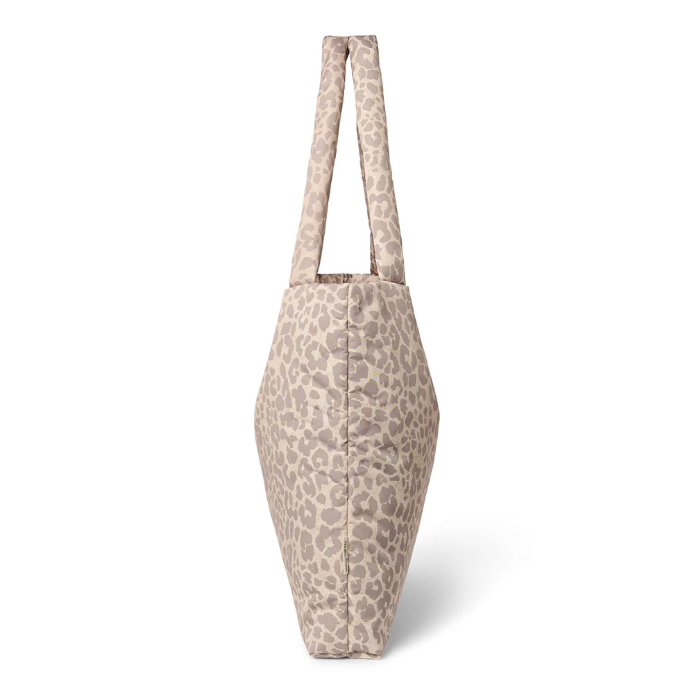 Studio Noos  Tragetasche 'Puffy Mom Bag' Beige Leopard - Image 3