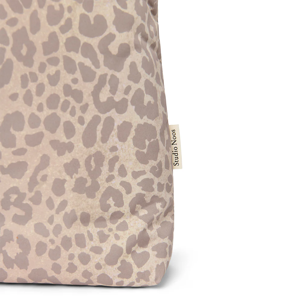 Studio Noos  Tragetasche 'Puffy Mom Bag' Beige Leopard - Image 5