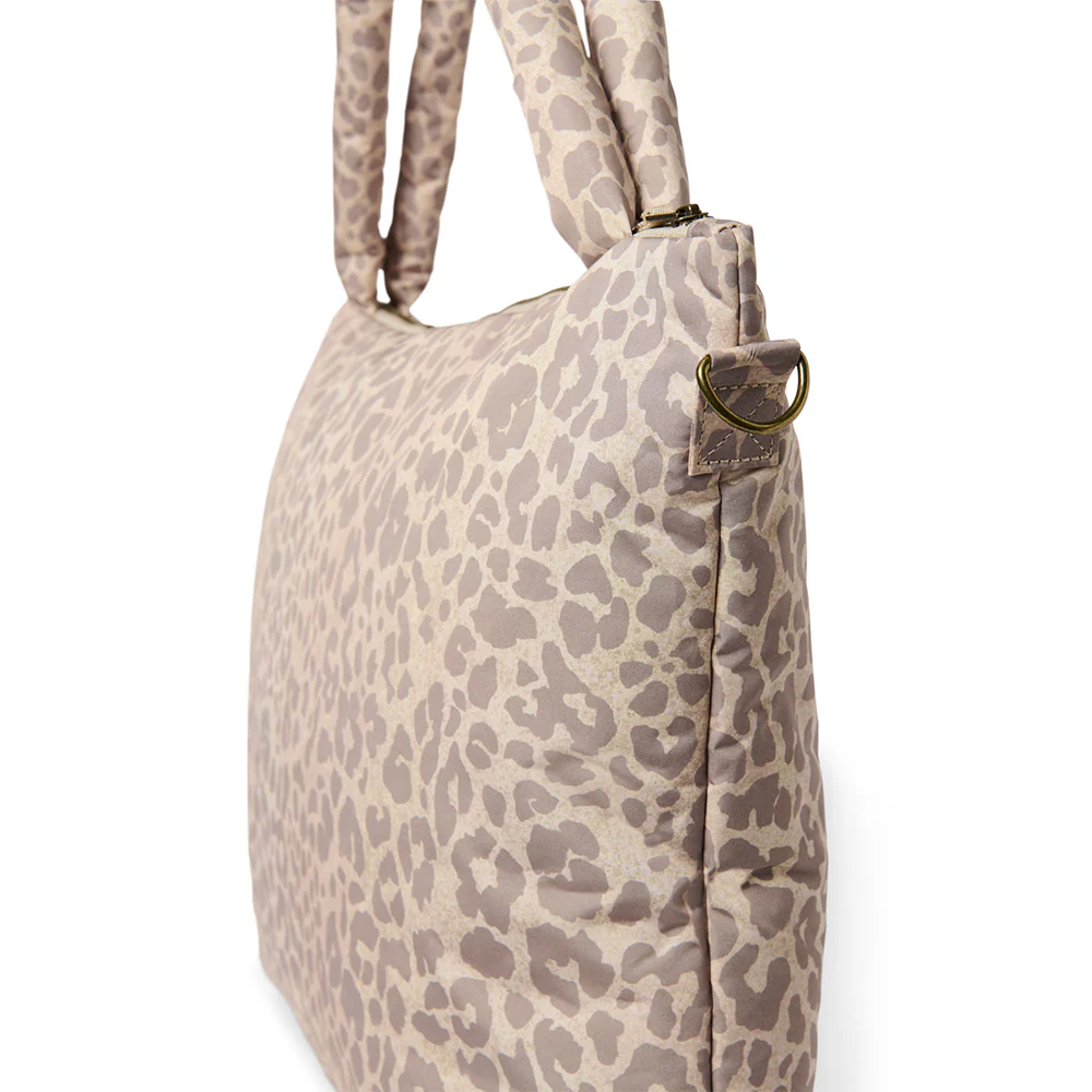 Studio Noos Wickeltasche 'Puffy' Beige Leopard - Image 4