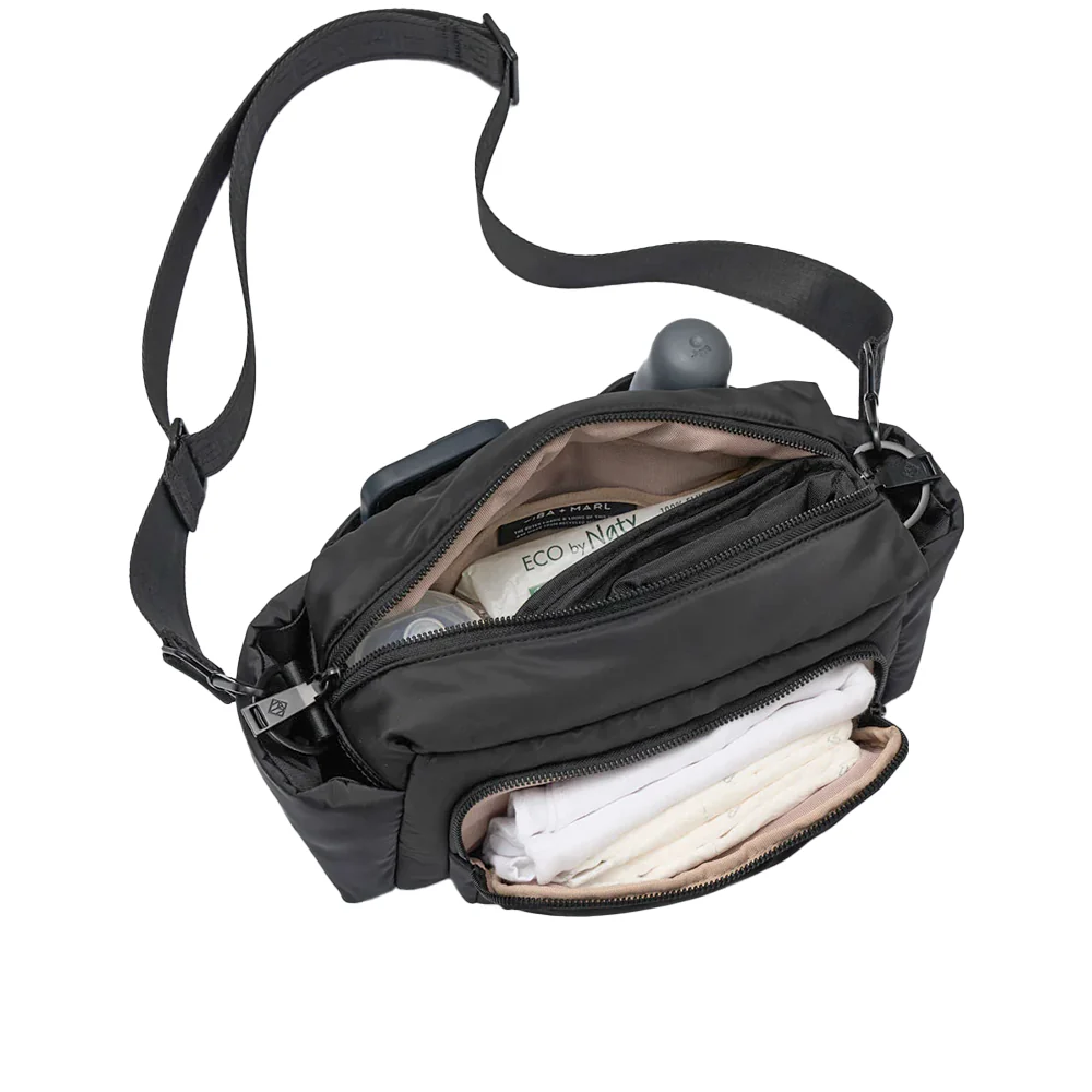 TIBA + MARL Kinderwagen Organizer 'Inka' Black Woven - Image 3