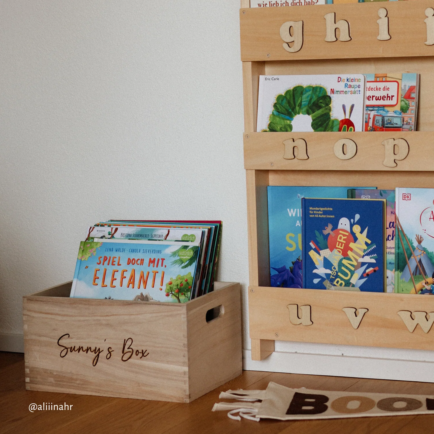 Tidy Books Bücherregal Natural mit 3D Alphabet - Image 4