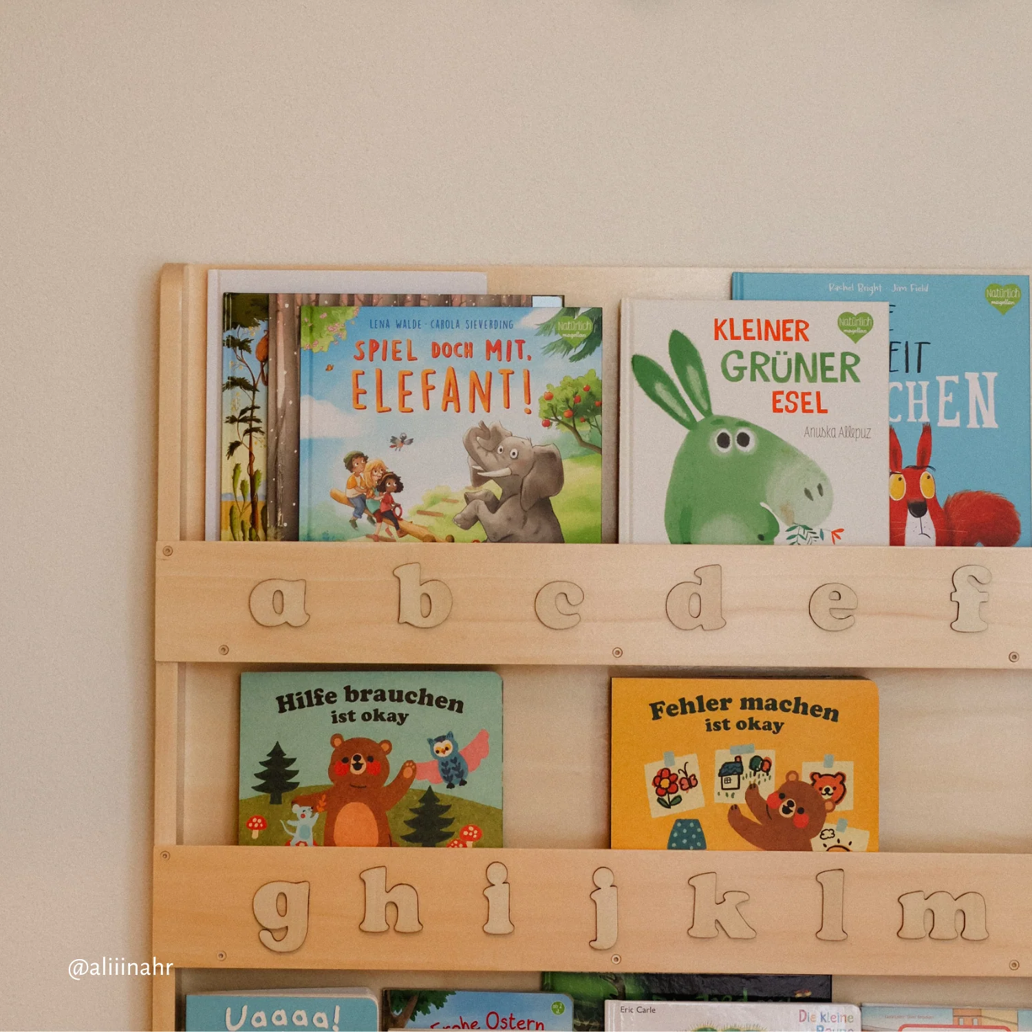 Tidy Books Bücherregal Natural mit 3D Alphabet - Image 7
