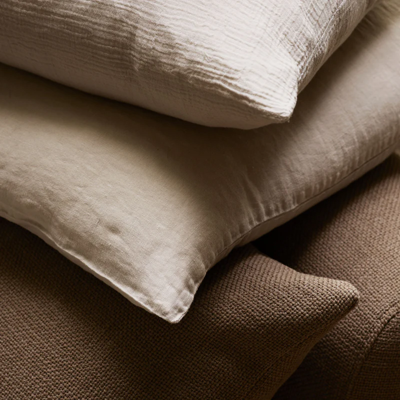 Tine K Home  Leinen Kissen 60 x 60 cm  Sand - Image 2