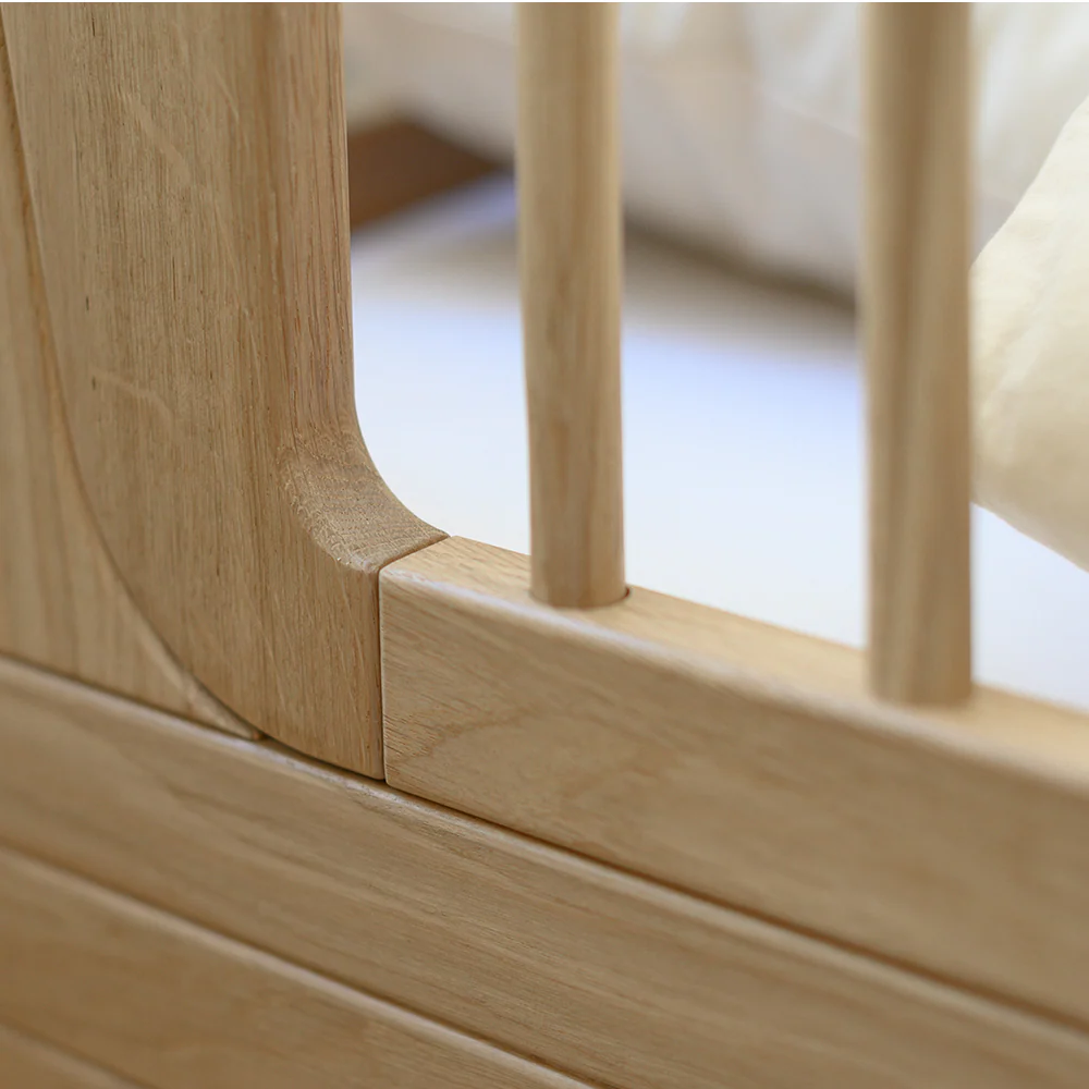 We Are Bitte Babybett 68 x 120 'Nature 2.0' Oak - Image 17