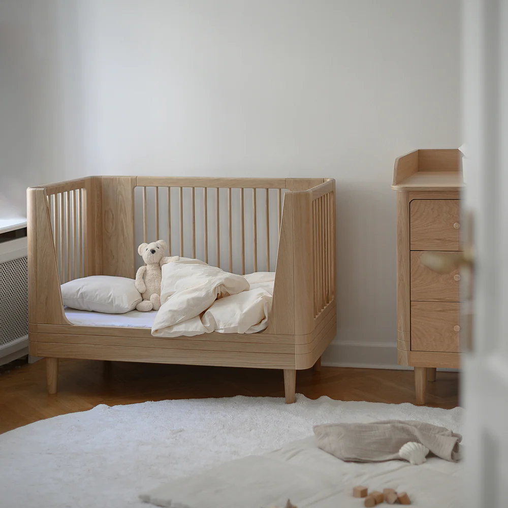 We Are Bitte Babybett 68 x 120 'Nature 2.0' Oak - Image 7