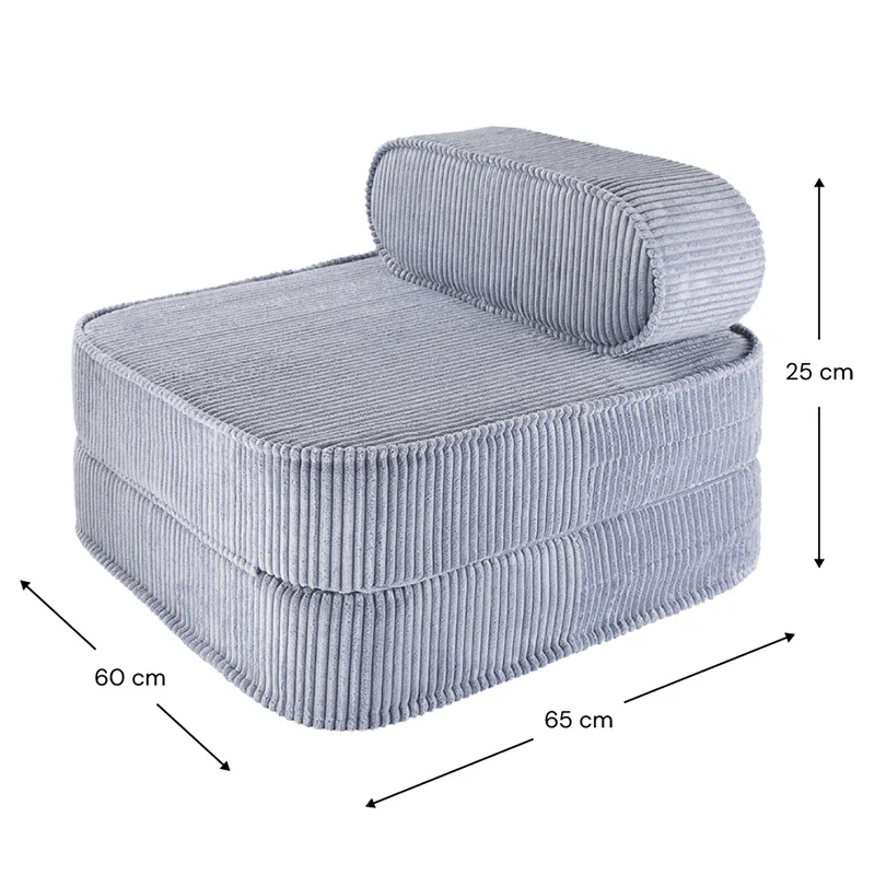 Wigiwama  Aufklappbarer Kindersessel  'Flip Chair'  Blueberry Blue - Image 7