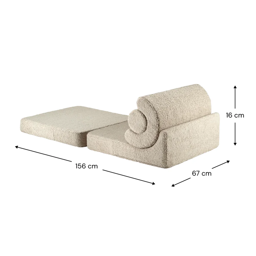 Wigiwama Aufklappbarer Kindersessel  'Flipster'  Biscuit - Image 11