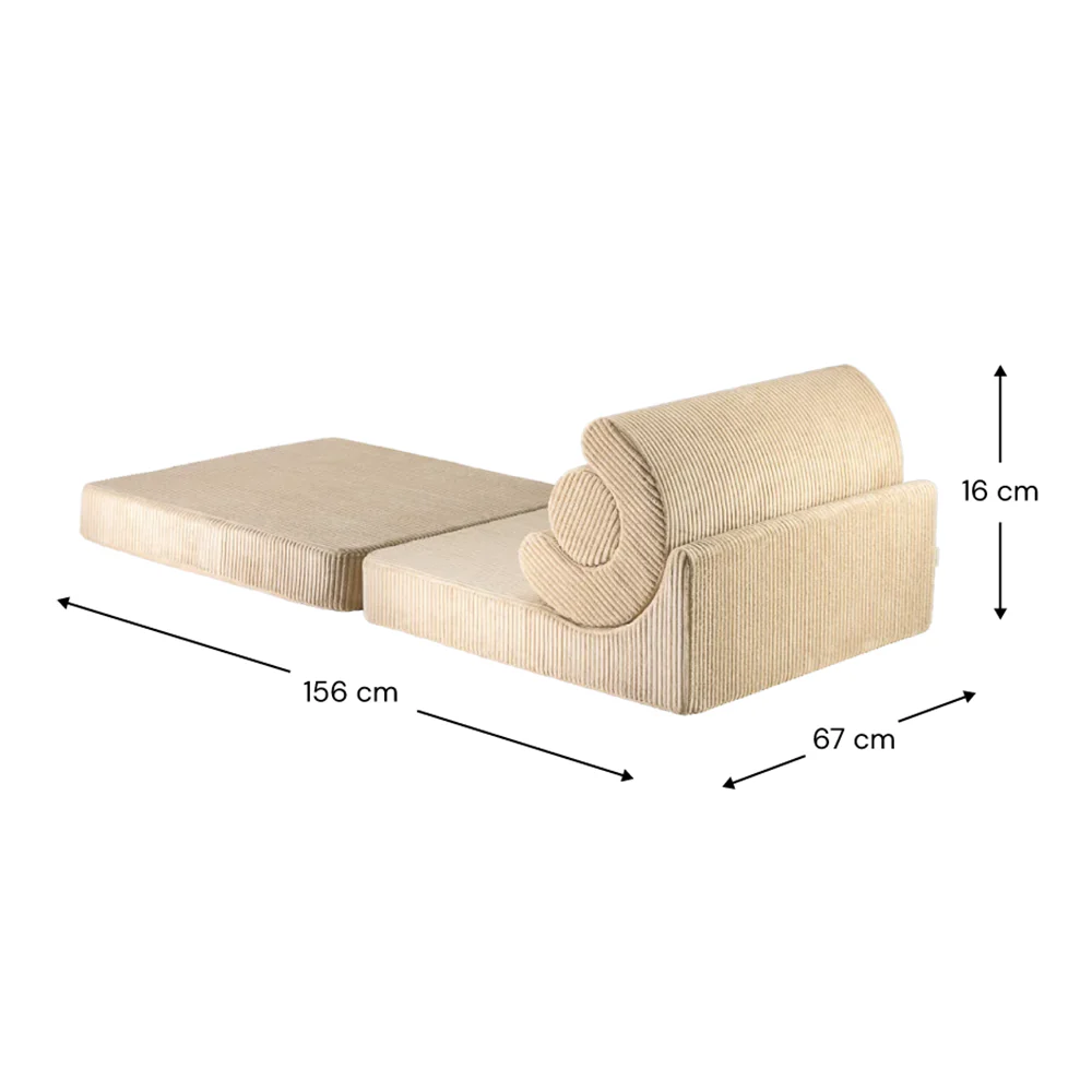 Wigiwama Aufklappbarer Kindersessel  'Flipster'  Brown Sugar - Image 10