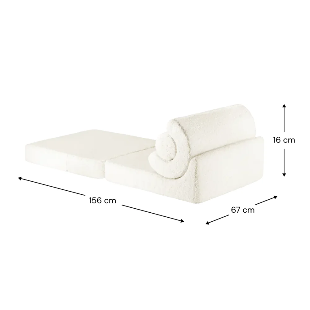 Wigiwama Aufklappbarer Kindersessel  'Flipster'  Cream White - Image 17