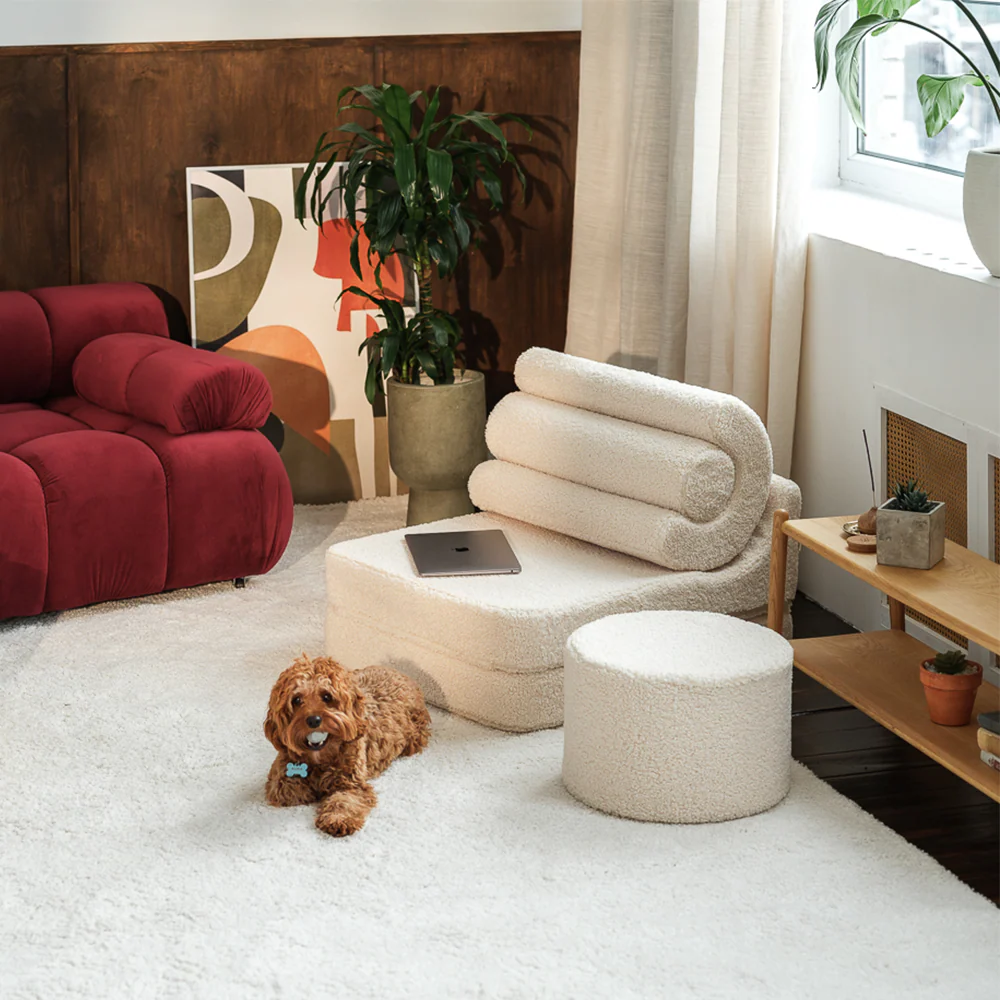 Wigiwama Aufklappbarer Kindersessel  'Flipster'  Cream White - Image 7