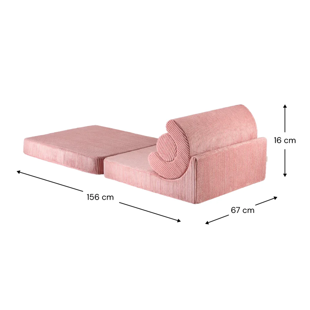 Wigiwama Aufklappbarer Kindersessel  'Flipster'  Pink Mousse - Image 14