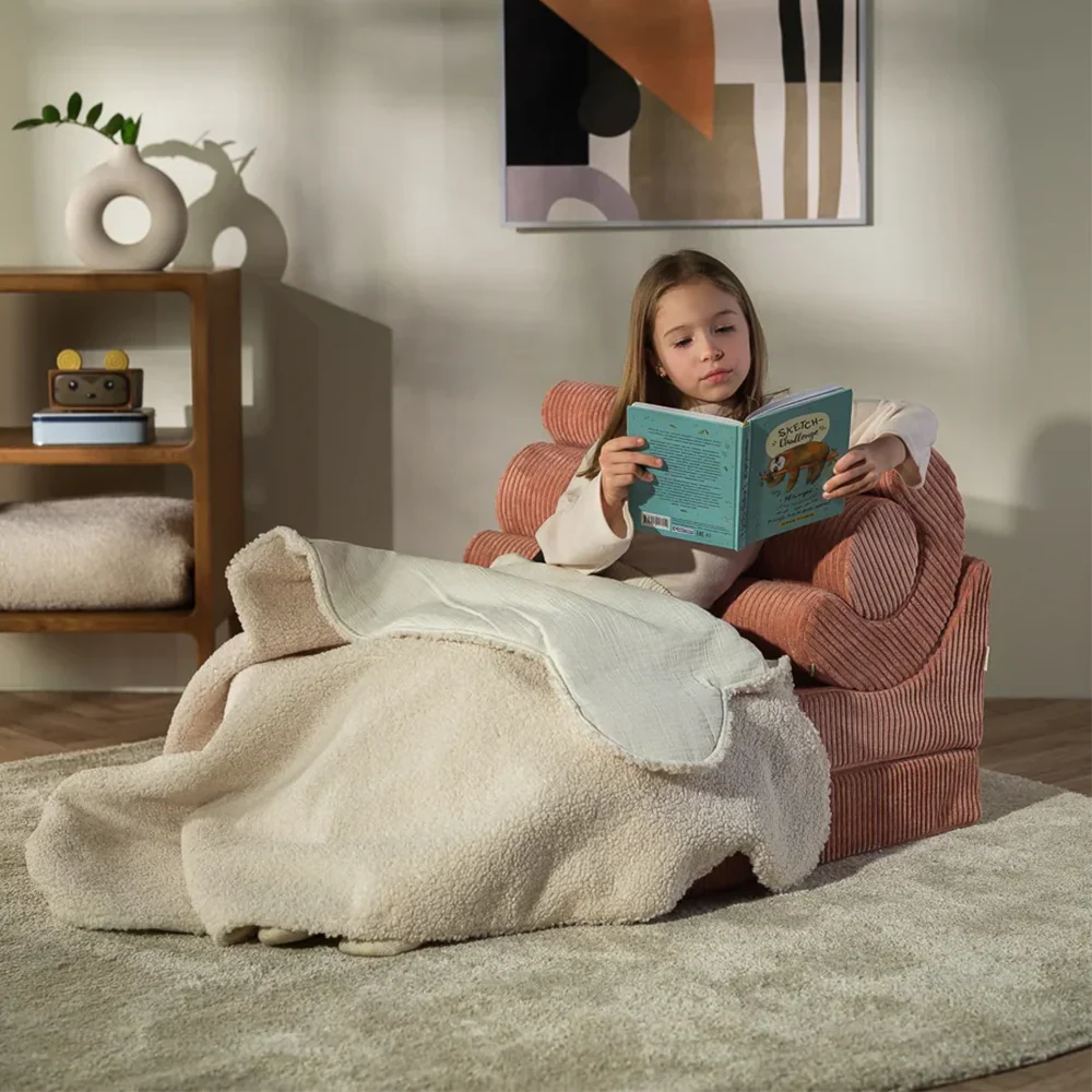 Wigiwama Aufklappbarer Kindersessel  'Flipster'  Pink Mousse - Image 2