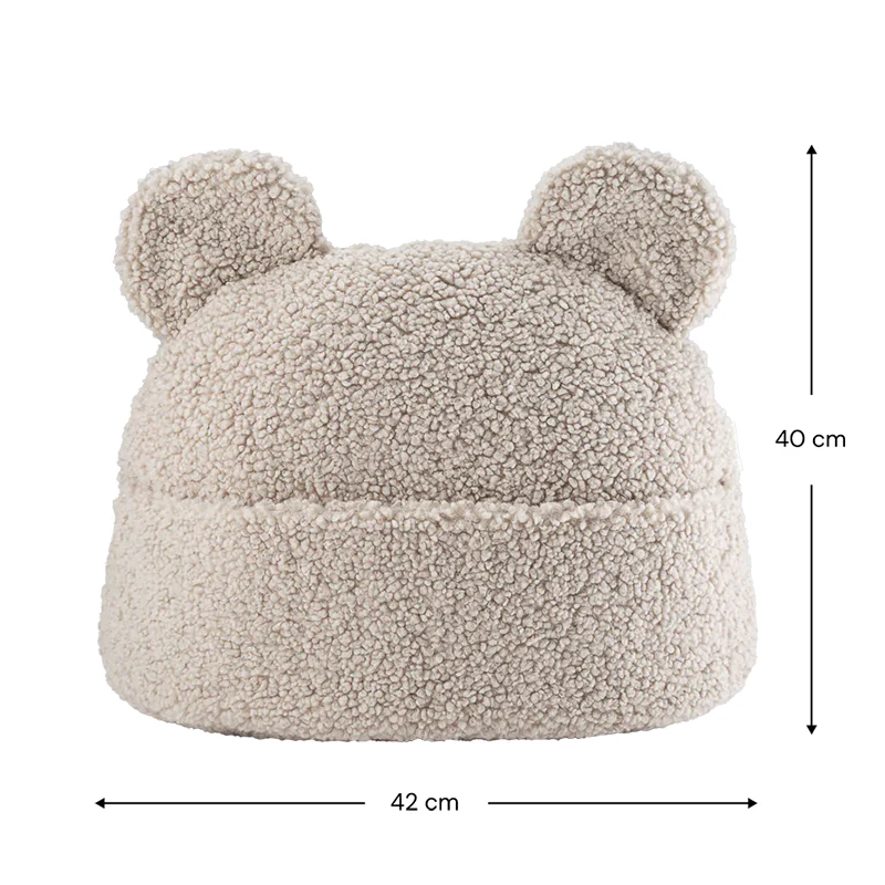 Wigiwama Kissen mit Tasche 'Teddy'  Biscuit - Image 4