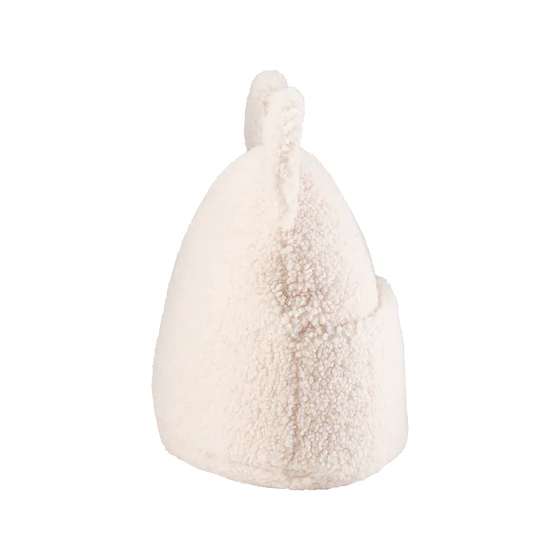 Wigiwama Kissen mit Tasche 'Teddy'  Cream White - Image 4