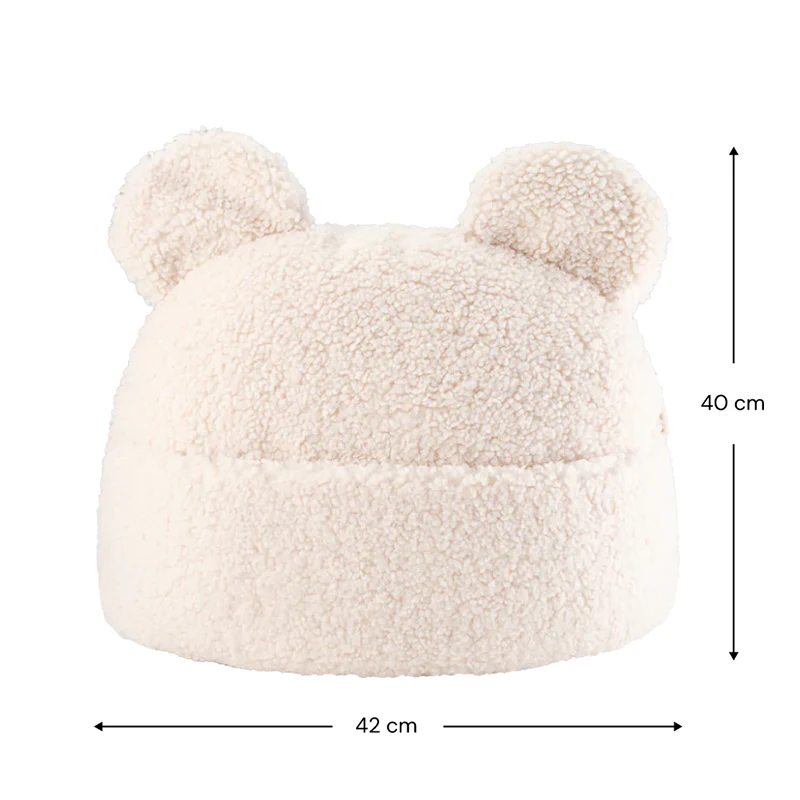 Wigiwama Kissen mit Tasche 'Teddy'  Cream White - Image 5