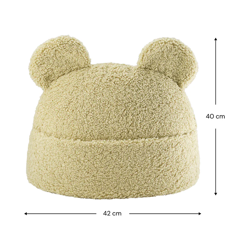 Wigiwama Kissen mit Tasche 'Teddy'  Matcha - Image 5