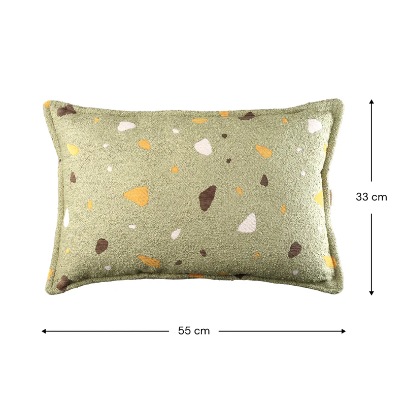 Wigiwama  Kissen  'Terrazzo Bolster' Moss - Image 3