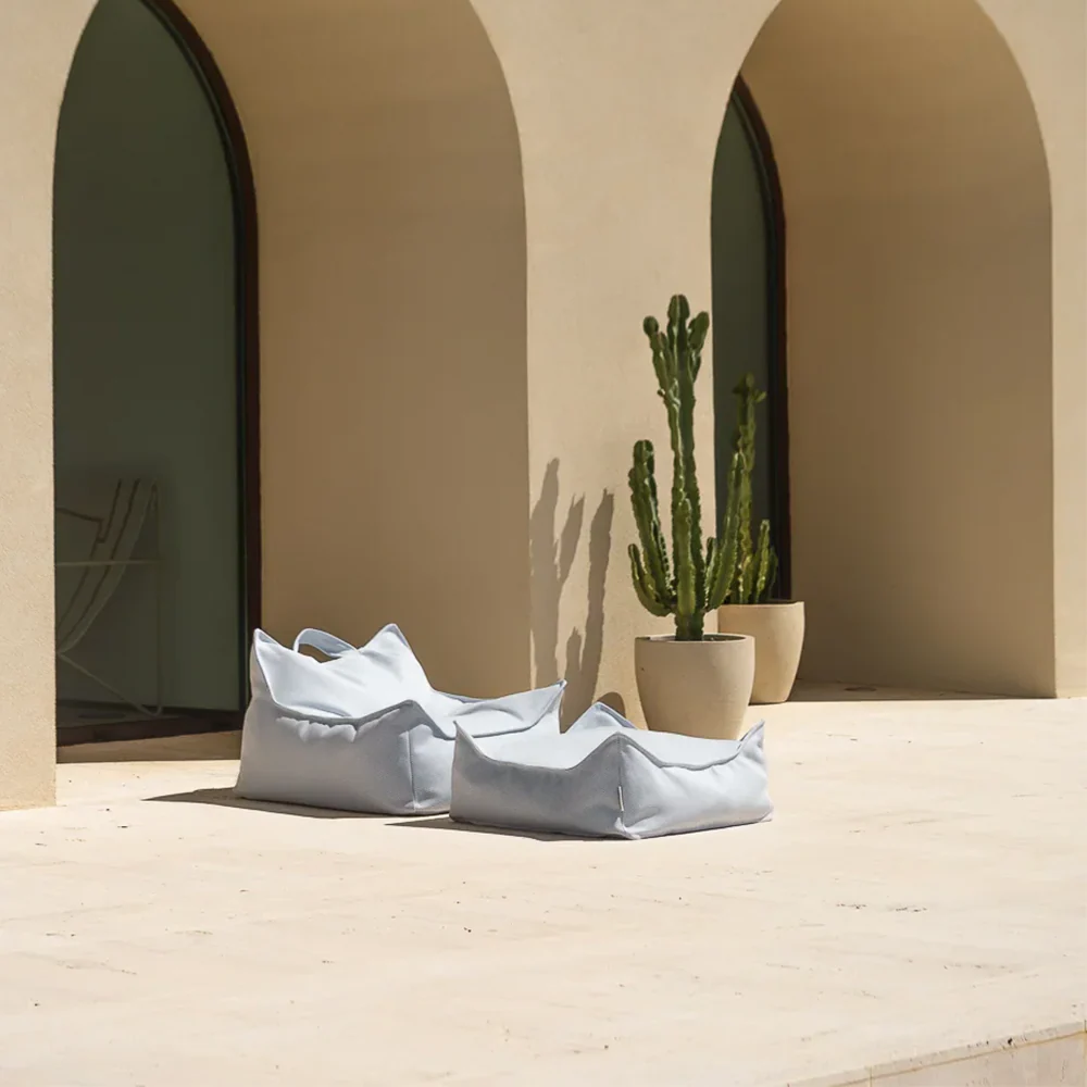 Wigiwama  Outdoor Ottoman Azure - Image 3