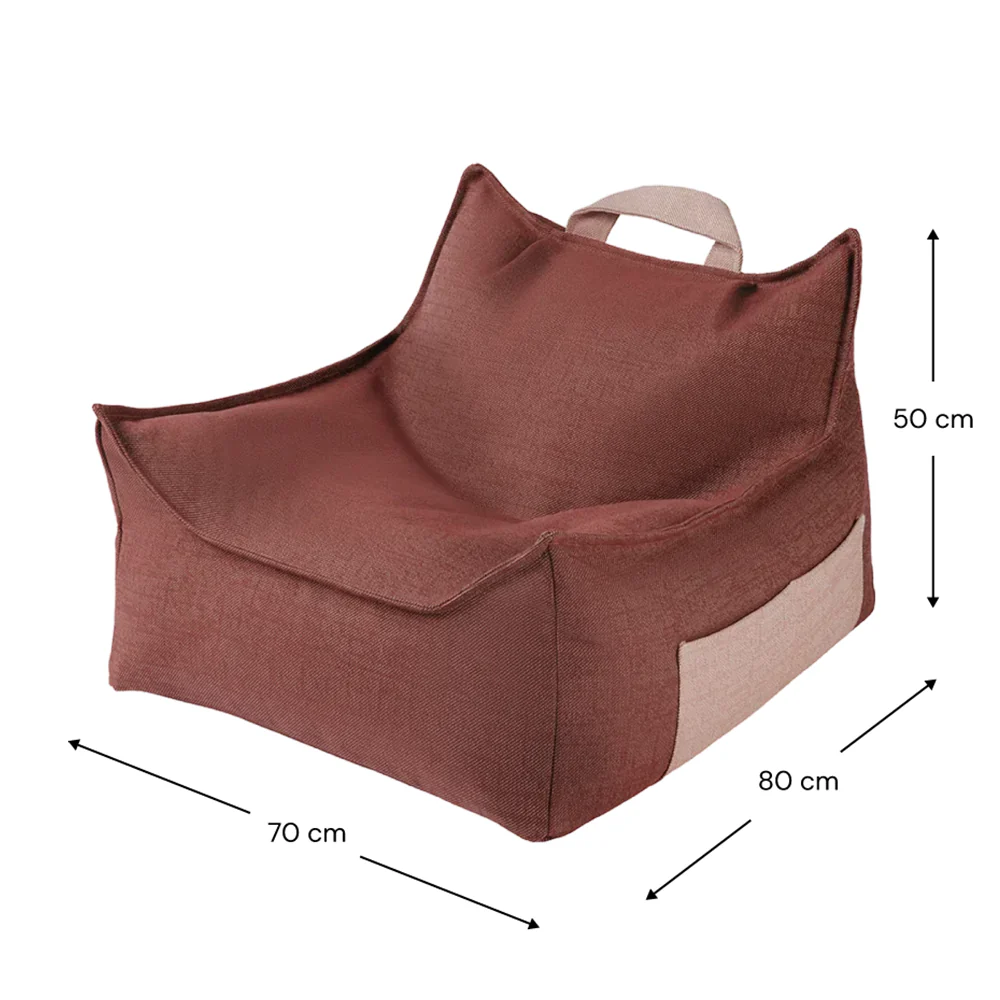 Wigiwama  Outdoor Sitzsack 'Beanbag' Pomegranate - Image 8