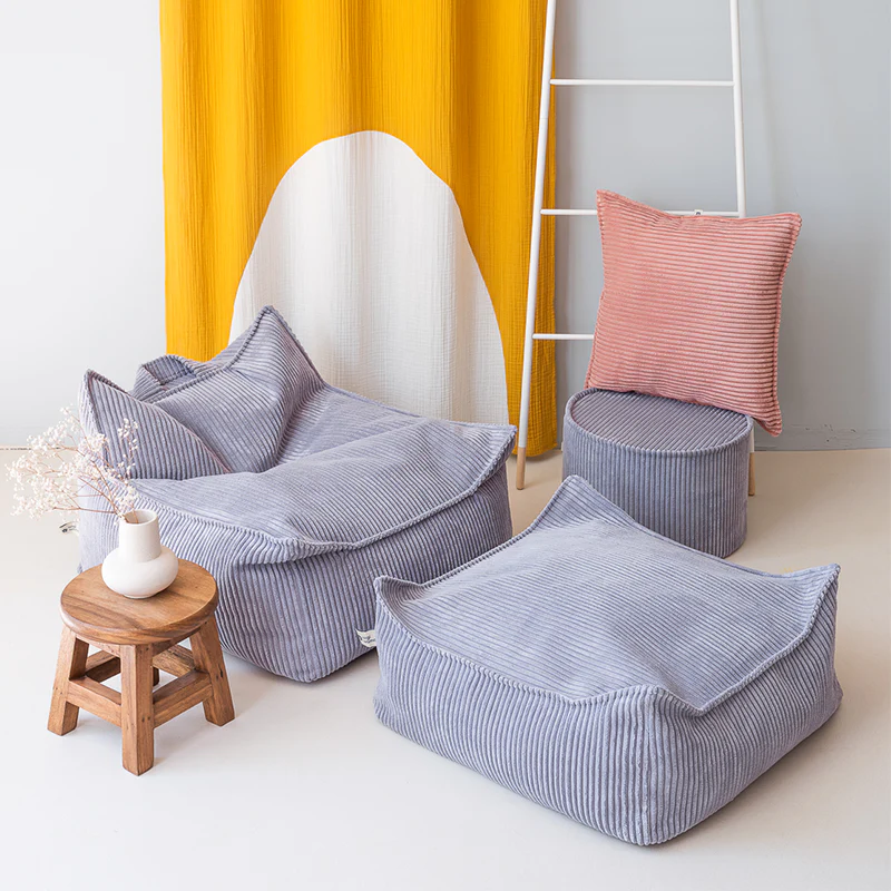 Wigiwama  Quadratischer Ottoman  Blueberry Blue - Image 2