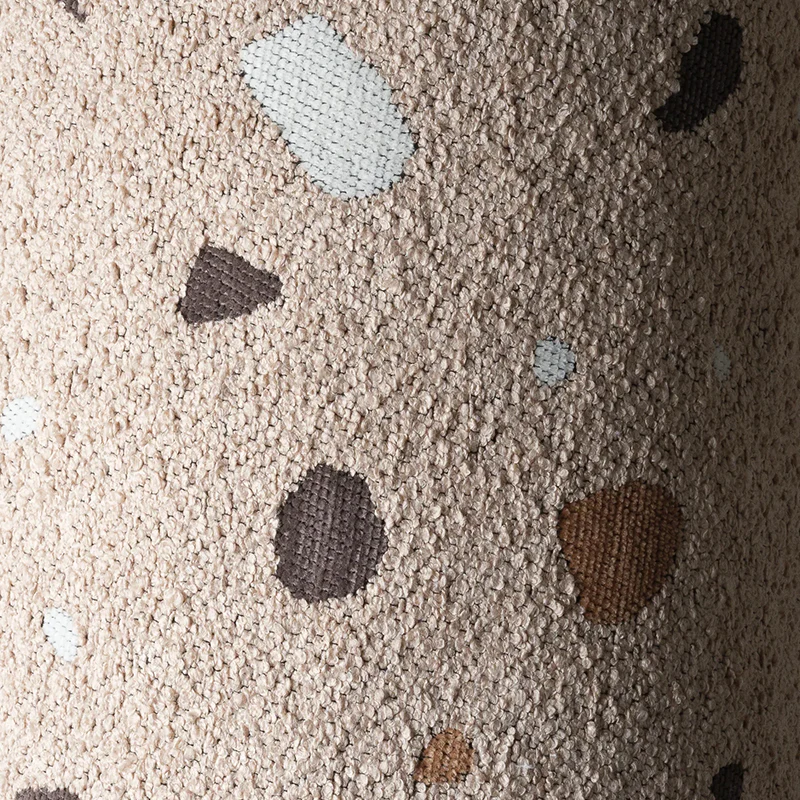 Wigiwama  Quadratischer Ottoman 'Terrazzo' Sand - Image 7