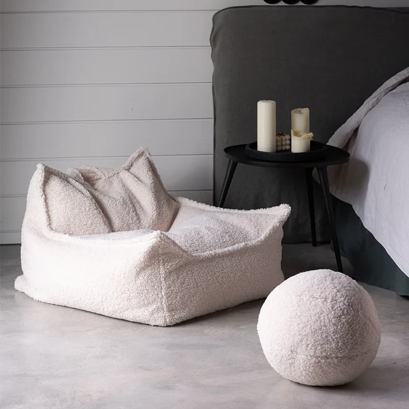 Wigiwama  Sitzsack Beanbag  Cream White - Image 10