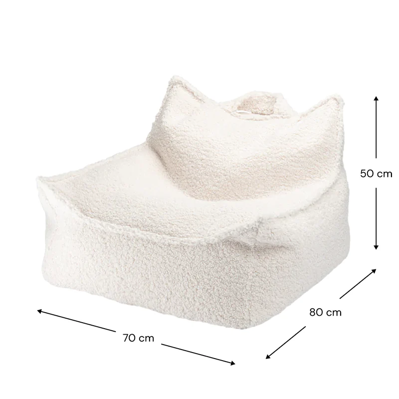 Wigiwama  Sitzsack Beanbag  Cream White - Image 12