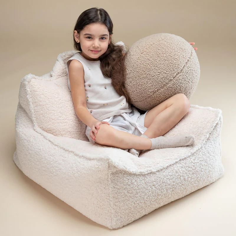 Wigiwama  Sitzsack Beanbag  Cream White - Image 3