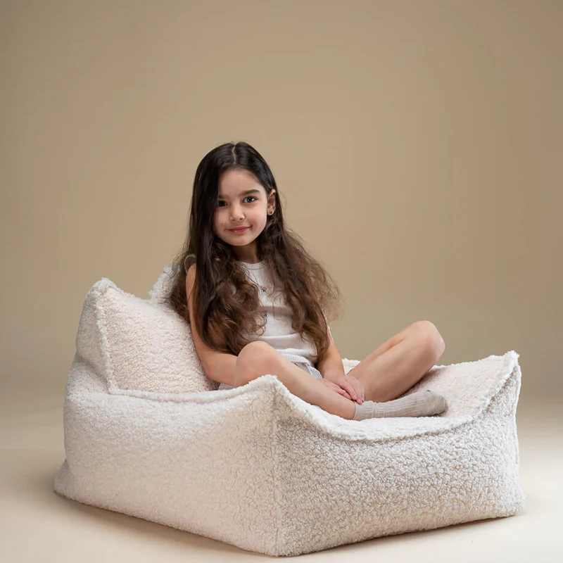 Wigiwama  Sitzsack Beanbag  Cream White - Image 8