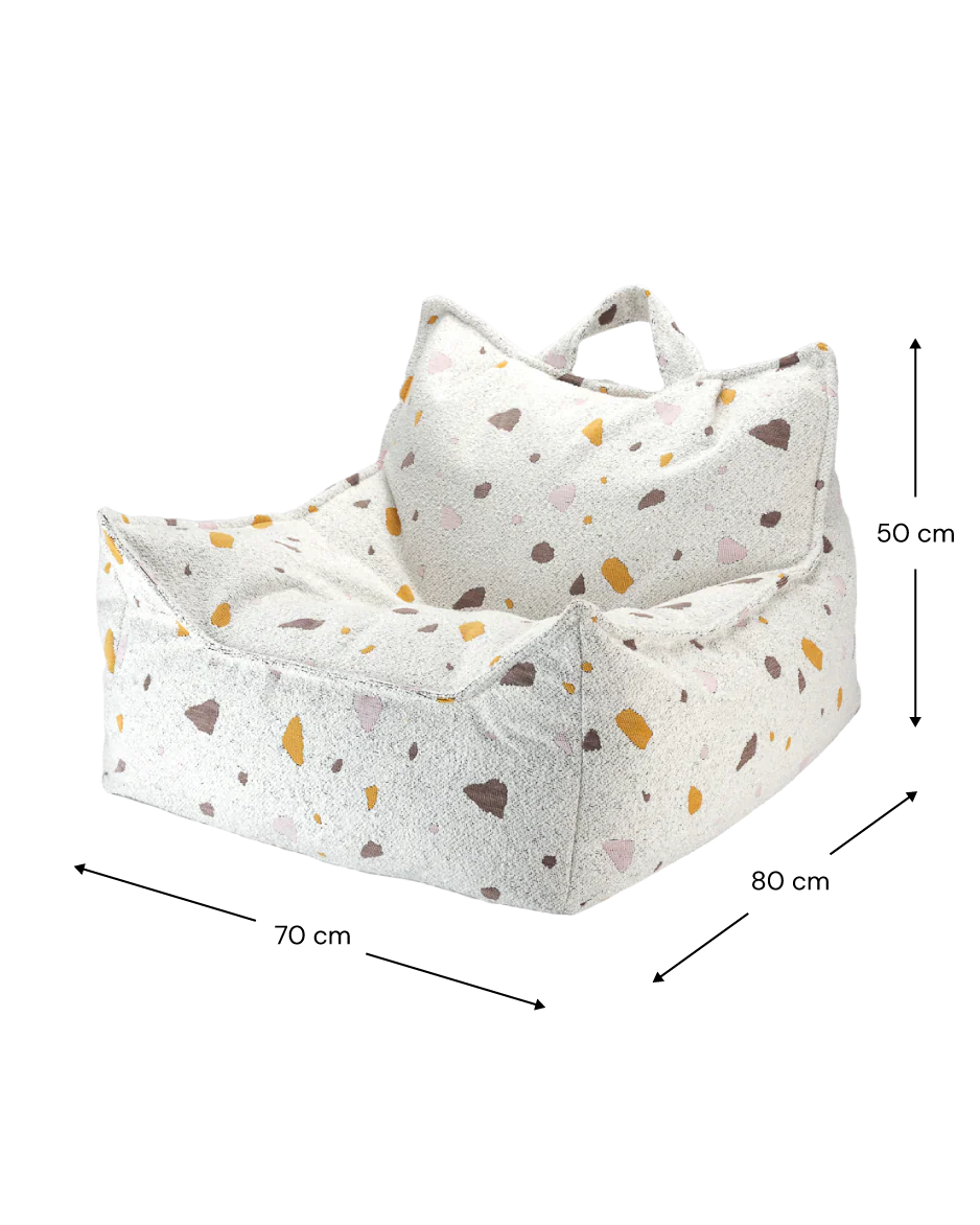 Wigiwama  Sitzsack Beanbag 'Terrazzo' Marble - Image 9