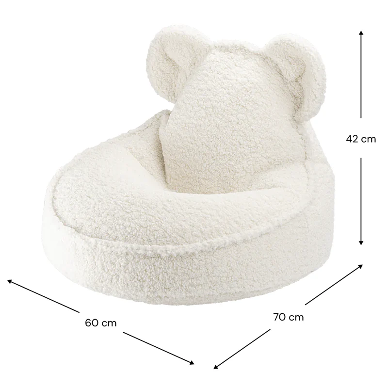 Wigiwama  Sitzsack Bear  Cream White - Image 9