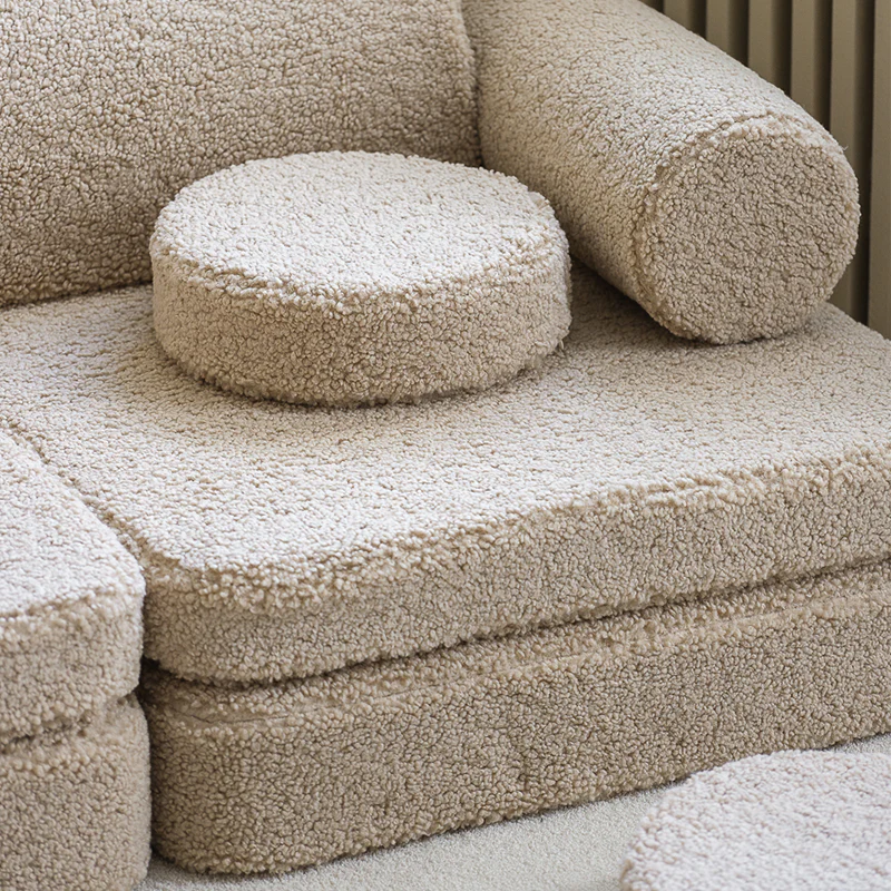 Wigiwama Sofa Teddy Settee Biscuit - Image 12