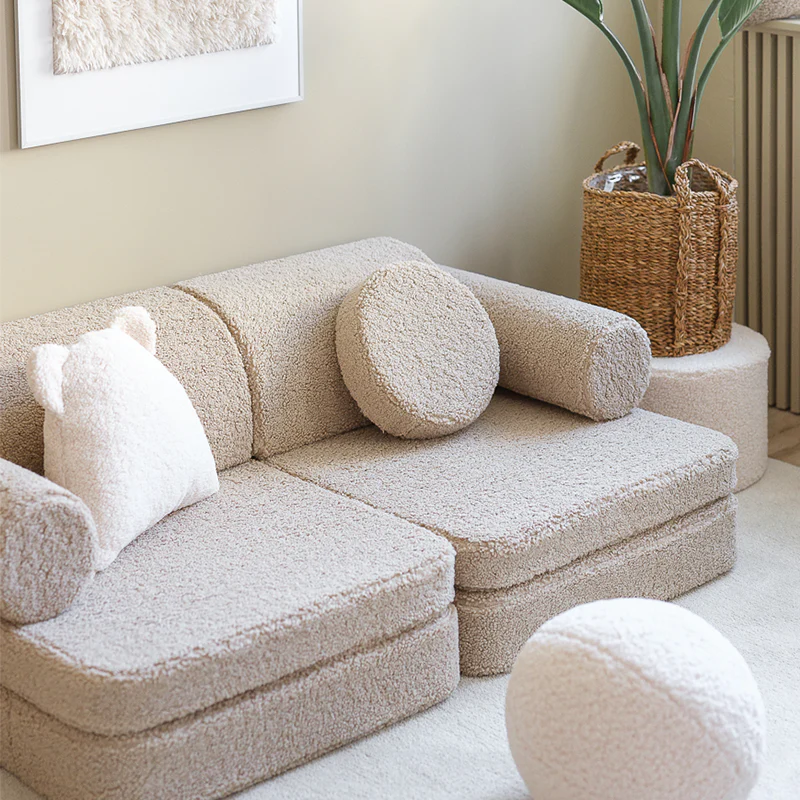 Wigiwama Sofa Teddy Settee Biscuit - Image 8