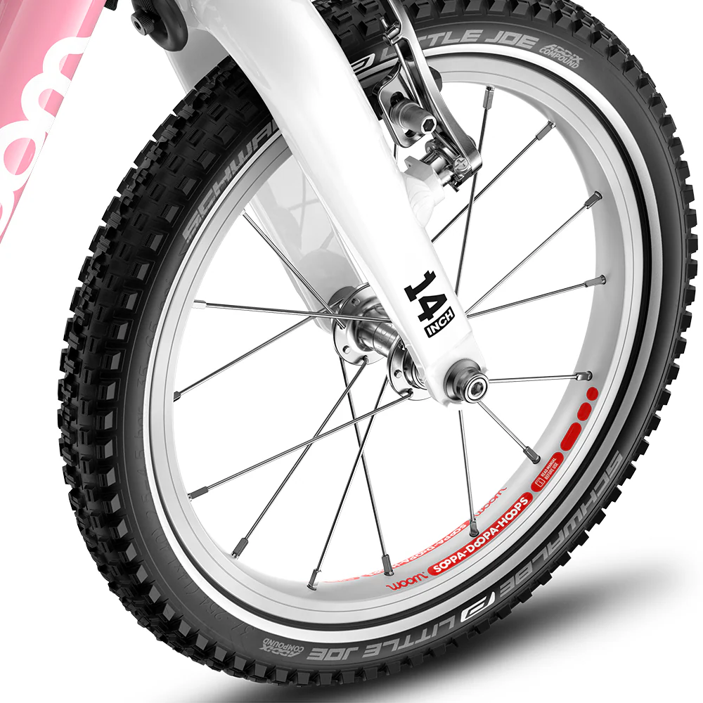 Woom GO 1  Plus Laufrad Powder Pink - Image 8